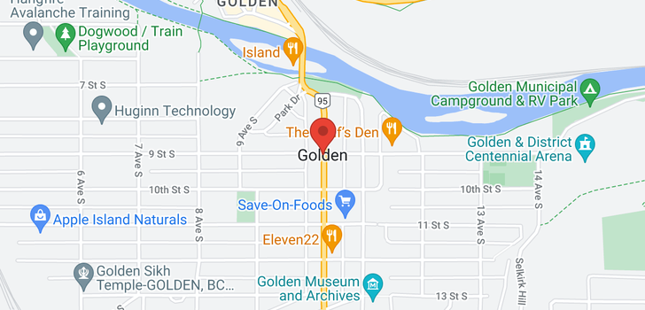 map of 251 GOLDEN OAKS CRES